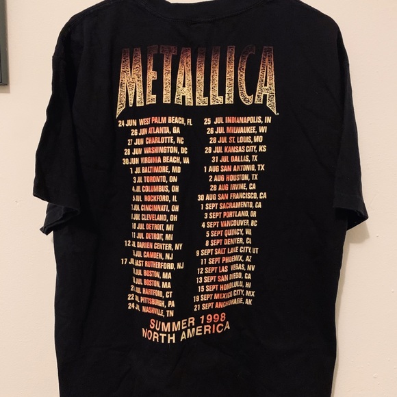 Metallica Reload tour 1998 - Picture 1 of 2